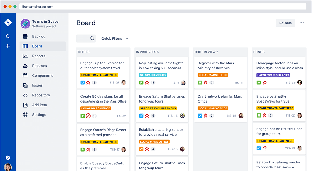 Jira board