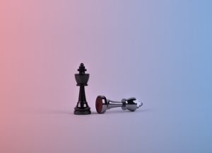 Two chess pieces