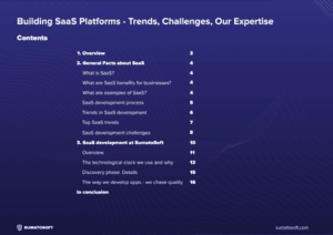 Buidling SaaS contents