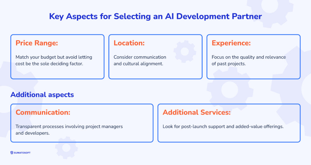 Key Aspects for Selecting an AI Development Partner